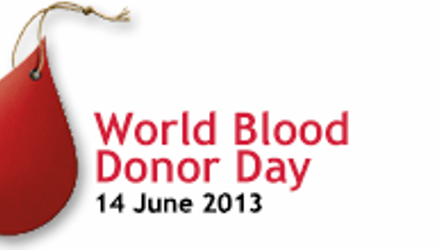 14 giugno 2013 – Giornata Mondiale del donatore di sangue