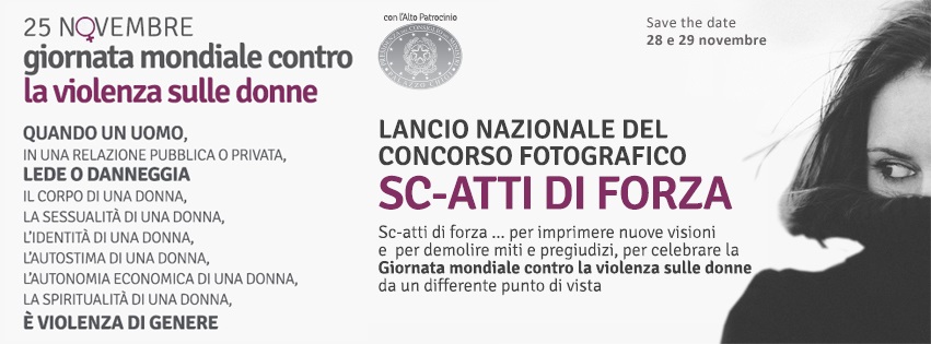 Lancio del “Concorso fotografico nazionale  Sc-atti di forza”