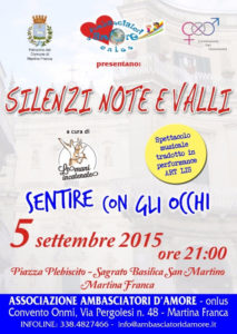 ambasciatori d'amore 5 sett.