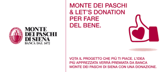 Iniziativa sociale Banca Monte dei Paschi di Siena – Charity