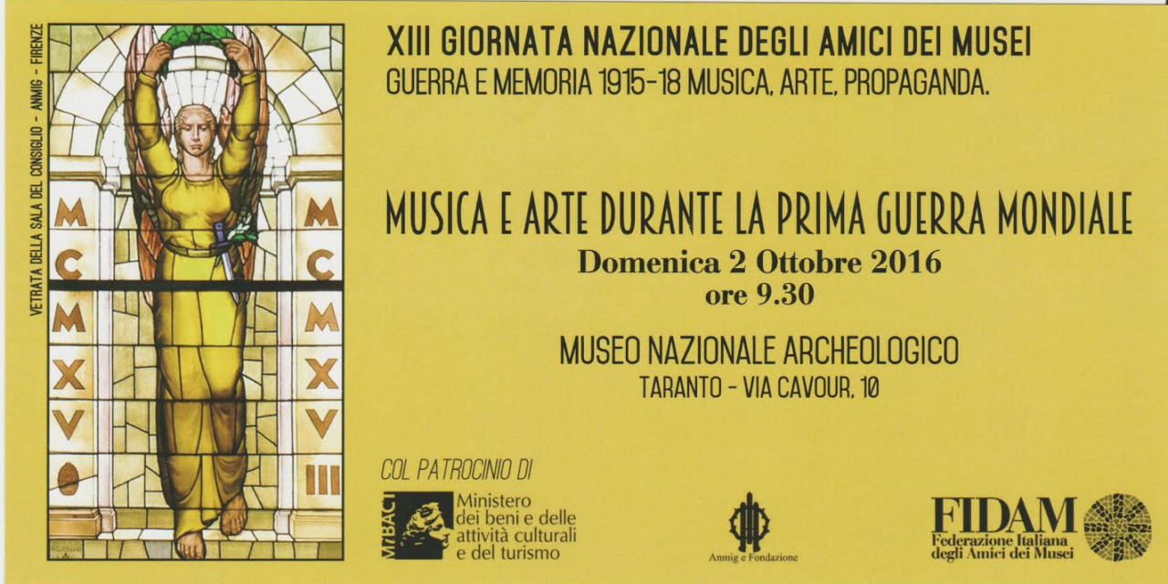 “XIII Giornata Nazionale degli Amici dei Musei”