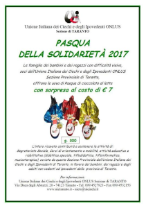 pasqua solidarietà