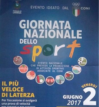 “Giornata Nazionale dello Sport”