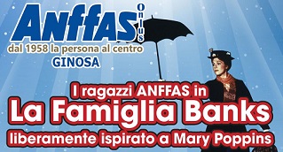 I ragazzi di Anffas Ginosa in “La Famiglia Banks”, uno spettacolo liberamente ispirato a Mary Poppins