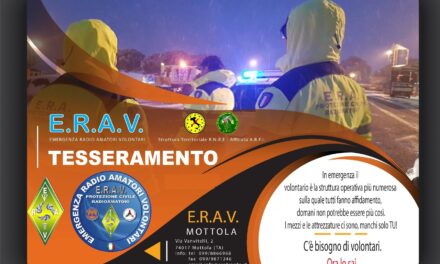 E.R.A.V. “Emergenza Radio Amatori Volontari” Mottola