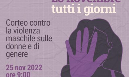 “25 novembre tutti i giorni”. A Grottaglie un corteo contro la violenza sulle donne e di genere