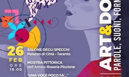“Art&Donna Parole, Suoni, Forme e Colori” a Taranto