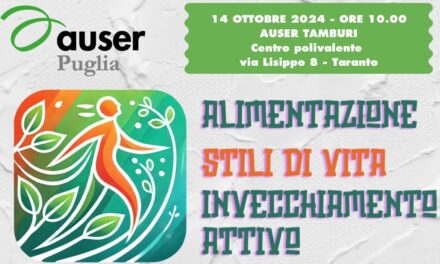“Alimentazione, stili di vita, invecchiamento attivo”. A Taranto un convegno sul tema