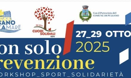 “Non solo prevenzione”, tre appuntamenti dedicati alla prevenzione, allo sport e alla solidarietà