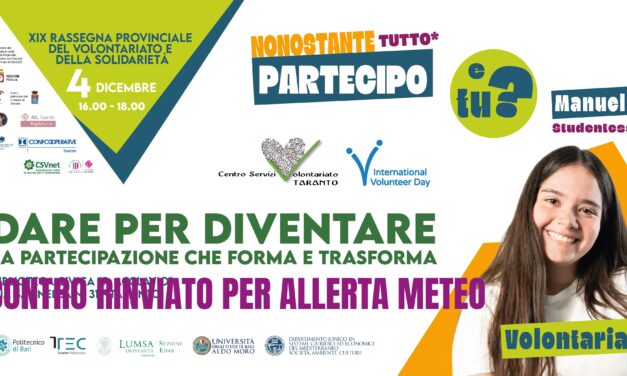 Dare per diventare. La partecipazione che forma e trasforma