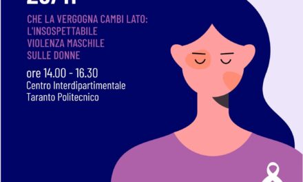Giornata Internazionale per l’eliminazione della violenza contro le donne. Un ciclo di seminari dedicati alla cultura del rispetto