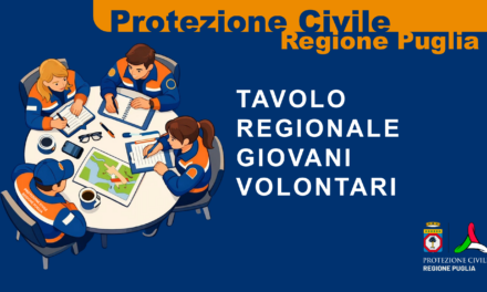 Aperte le candidature per la costituzione del Tavolo Regionale dei Giovani di Protezione Civile