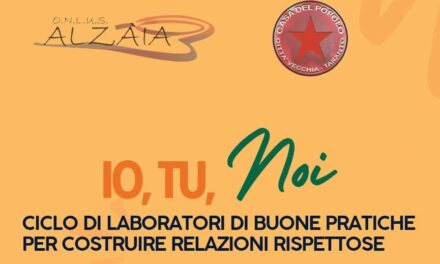 Ciclo di laboratori “Io, tu, noi”. Nuovo appuntamento