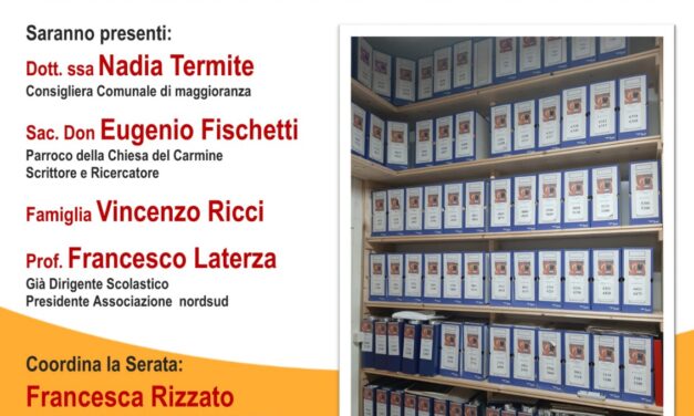 Musicoteca associativa. Cerimonia di inaugurazione