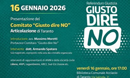 Incontro pubblico per il No al referendum sulla giustizia