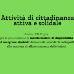 Avviso rivolto agli enti del Terzo settore per accogliere studenti in attività di cittadinanza attiva e solidale