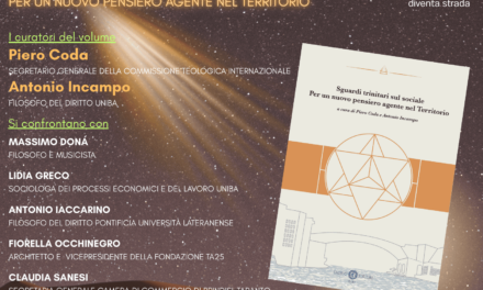 Presentazione del volume Sguardi trinitari sul sociale. Per un nuovo pensiero agente nel territorio