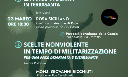 Ciclo di Incontri di Cultura Nonviolenta