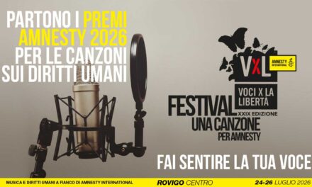 Musica e Diritti umani: al via i lavori per i Premi AMNESTY 2026