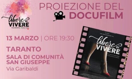 Contro la violenza economica sulle donne: a Taranto la proiezione del docufilm “Libere di vivere”