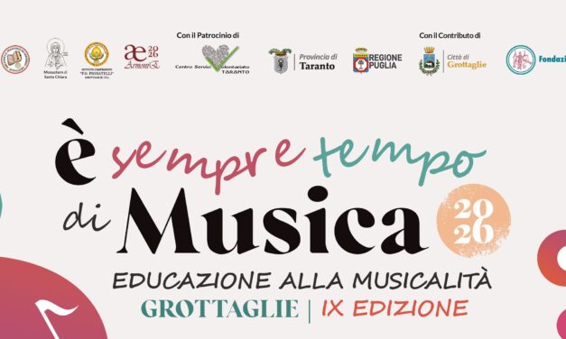Al via la IX edizione della rassegna “E’ sempre Tempo di Musica”
