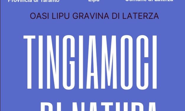 Domenica 26 aprile… “Tingiamoci di Natura”