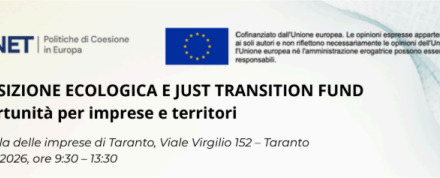 Transizione ecologica e Just Transition Fund – Convegno il 09 aprile