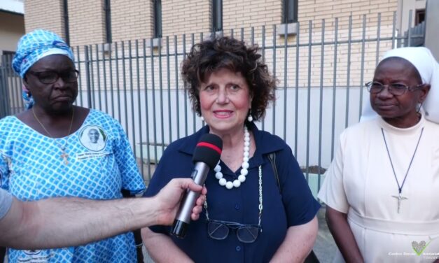 Suor Sabine Kima, referente Shalom in Burkina Faso, a Taranto