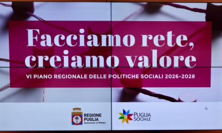 Presentazione a Taranto del VI Piano Regionale delle Politiche Sociali 2026-2028