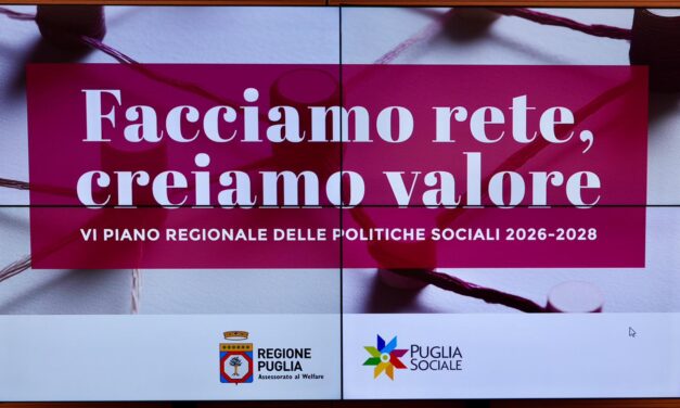 Presentazione a Taranto del VI Piano Regionale delle Politiche Sociali 2026-2028