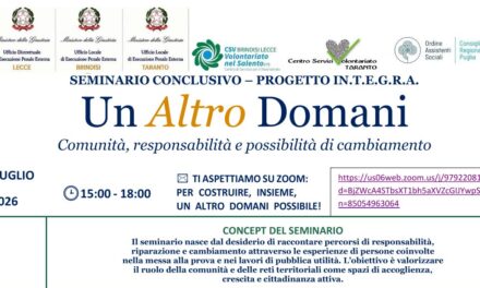 Seminario online “Un Altro Domani”