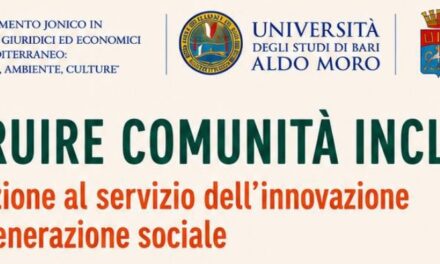 Progetto Paideia: a Taranto tre giorni di laboratori per la cittadinanza attiva dei giovani