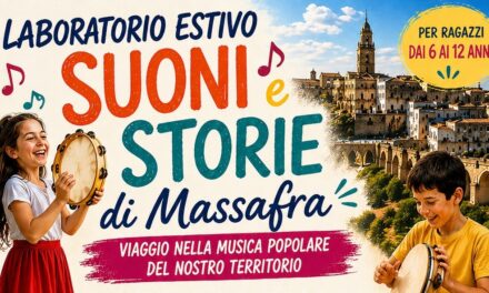 “Suoni e storie di Massafra”. Laboratorio estivo