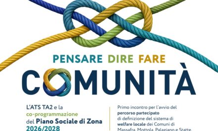 Ambito Territoriale Sociale TA/2: Al via il percorso di co-programmazione partecipata