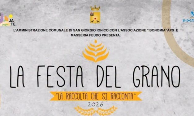 A San Giorgio Jonico torna la “Festa del grano” nella Masseria Feudo
