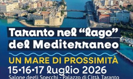 Taranto nel “lago” del Mediterraneo: tavole rotonde e incontri mira a ridefinire il ruolo di Taranto