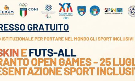 Taranto Open Games: lo sport come veicolo di inclusione e sensibilizzazione