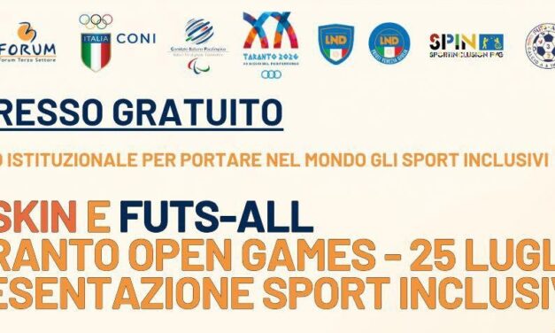 ll PalaMazzola ospita il “Taranto Open Games”