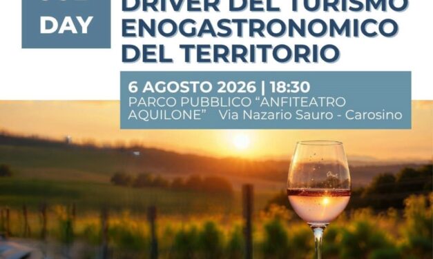 A Carosino “Job Day: Il Vino come Driver del Turismo Enogastronomico”