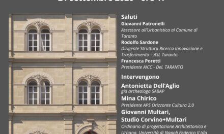 “Palazzo Frisini: dal degrado alla riqualificazione” – Incontro pubblico a Taranto il 21 settembre