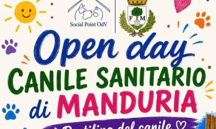 Il Canile Sanitario di Manduria si rinnova: domenica 20 settembre l’“Open Day” per festeggiare il restyling della struttura