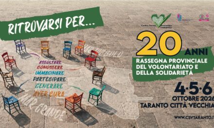 La Rassegna provinciale del Volontariato e della Solidarietà giunge alla ventesima edizione