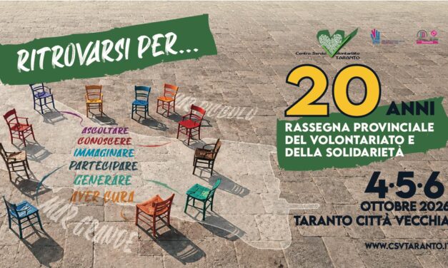 La Rassegna provinciale del Volontariato e della Solidarietà giunge alla ventesima edizione